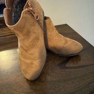 Tan Suede Ankle Boots
